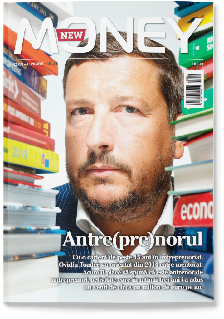 Coperta revistei MONEY cu Ovidiu Toader